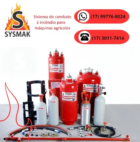 Fornecedor de sistema anti-incêndio para máquinas