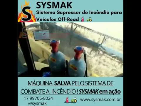 Instalação de sistema de supressão florestal