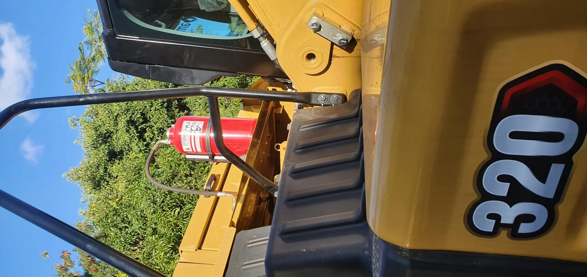 Kit anti-incêndio para máquinas pesadas