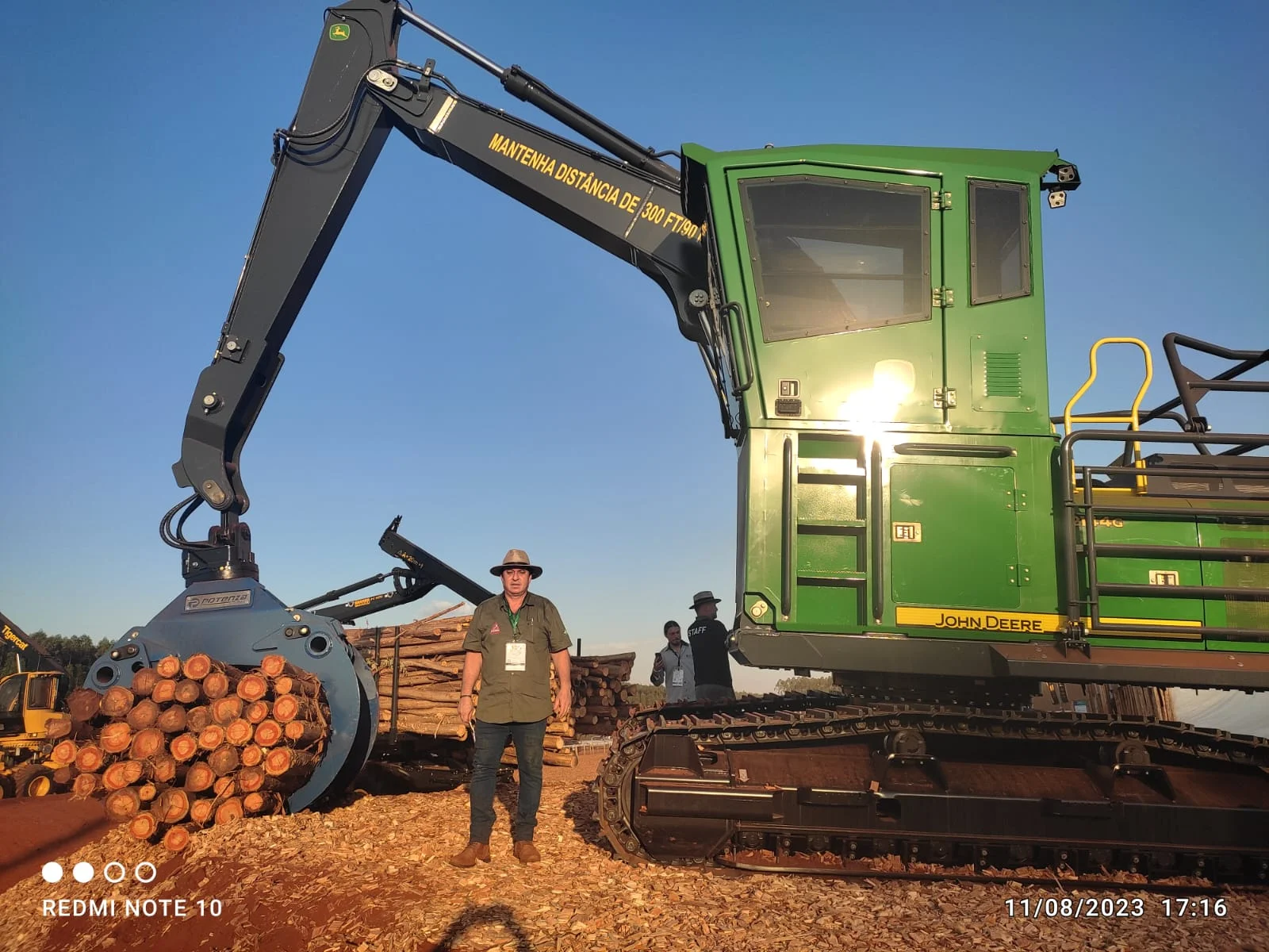 Proteção contra incêndio para Feller Buncher